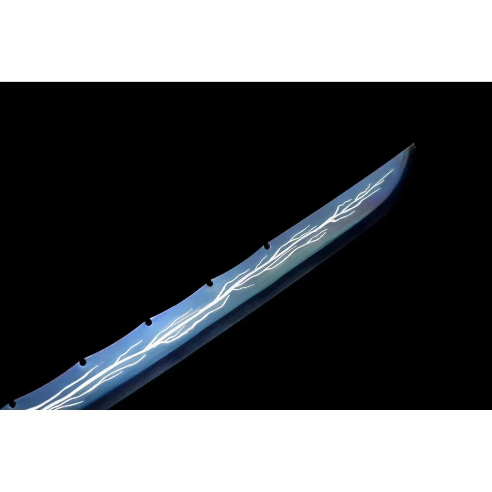 Authentic Longquan live broadcast of the same Longyuan Han sword high manganese steel one-piece forging Tang horizontal sword collection gift unsharpened