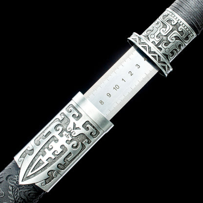 Chinese handmade sword/practical/high performance/sharp/Longquan long sword weapon