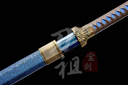 Ancient sword/Longquan Tang sword/Tang sword/cold weapon ornaments integrated sword Han Chinese sword