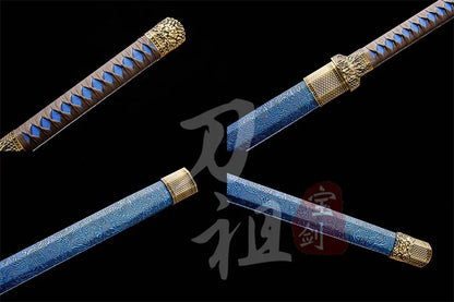 Ancient sword/Longquan Tang sword/Tang sword/cold weapon ornaments integrated sword Han Chinese sword