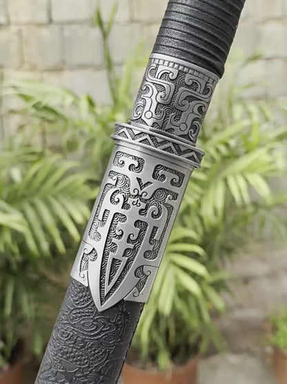 Chinese handmade sword/practical/high performance/sharp/Longquan long sword weapon